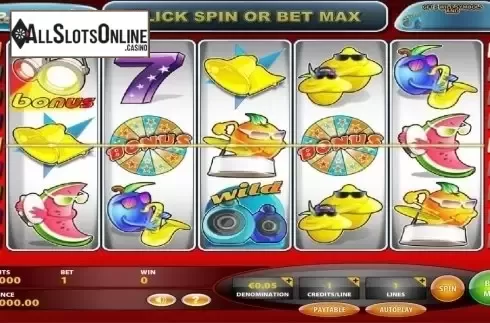Reel Screen. Rockin Fruits from IGT