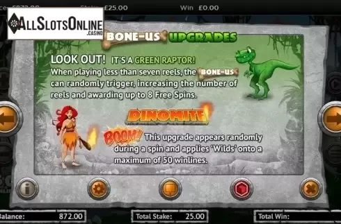 Paytable 3. Rolling Stone Age from CORE Gaming