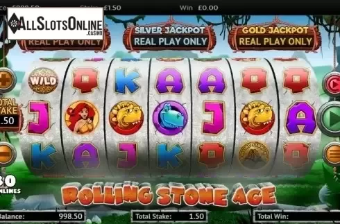 Screen 2. Rolling Stone Age from CORE Gaming
