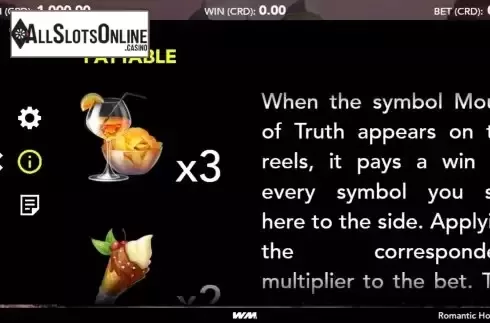 Special symbol screen