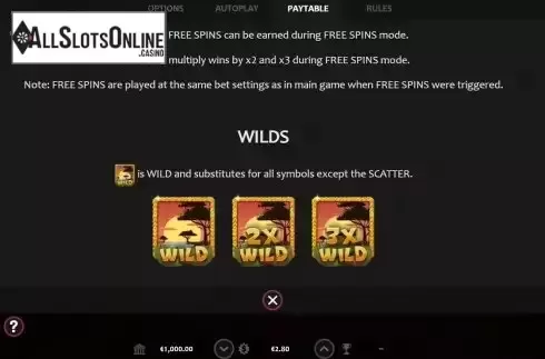 Game Features screen 2