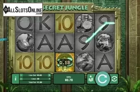 Win screen. Secret Jungle from RTG