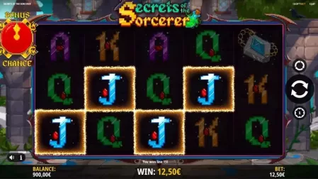 Secrets Of The Sorcerer slot screenshot 2