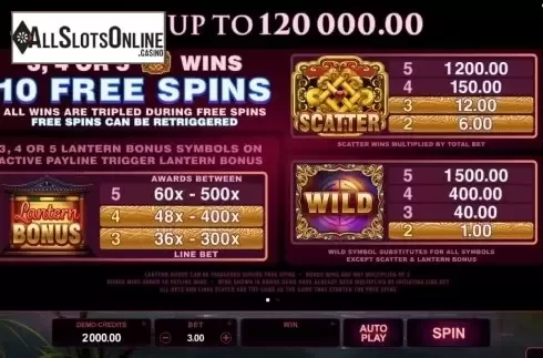 Screen2. Serenity from Microgaming