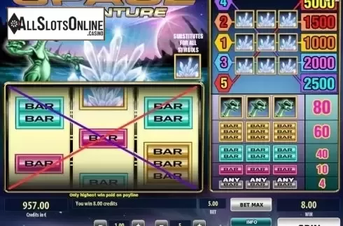 Win screen. Space Adventure (Tom Horn Gaming) from Tom Horn Gaming