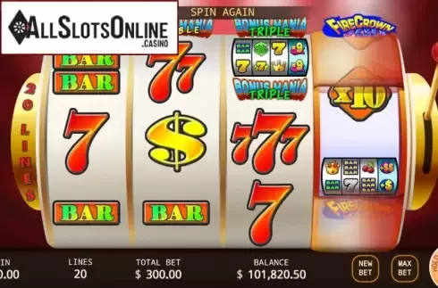 Reel Screen. Super Bonus Mania from KA Gaming