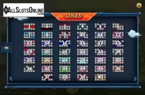 Paylines. Tao (KA Gaming) from KA Gaming