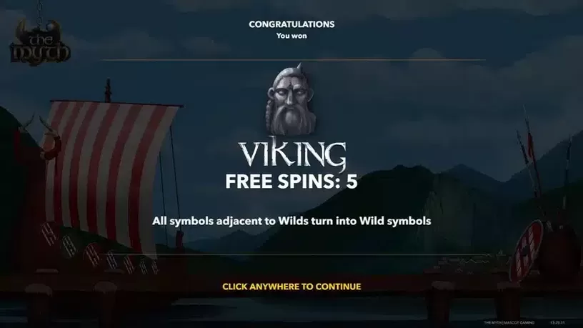 The Myth slot screenshot 2