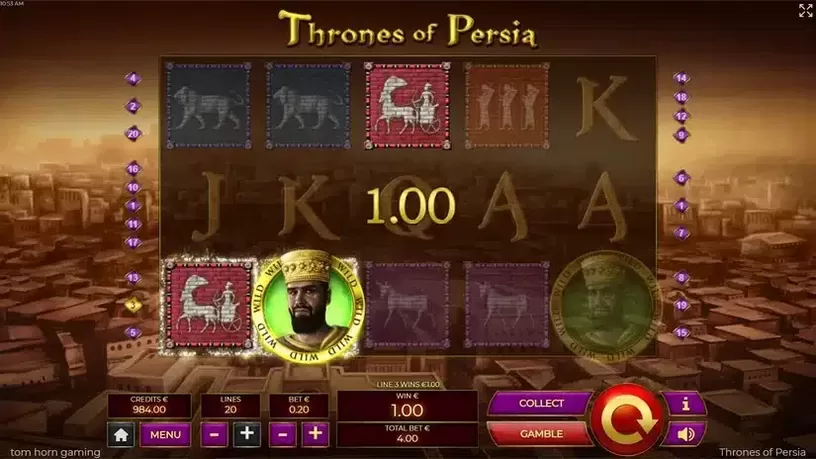 Thrones of Persia slot screenshot 2