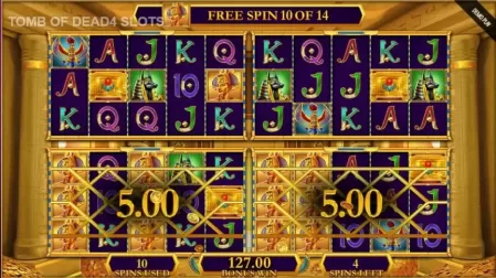 Tomb of Dead Power 4 Slots slot screenshot 6