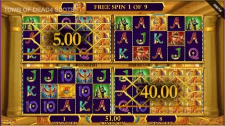 Tomb of Dead Power 4 Slots slot screenshot 5
