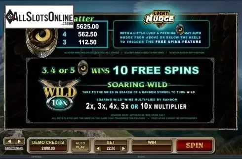 3. Untamed Crowned Eagle from Microgaming