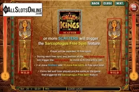 Screen4. Valley of the Kings from Gamesys