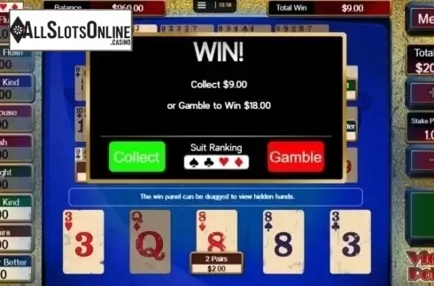 Game Screen. Video Poker (CORE Gaming) from CORE Gaming
