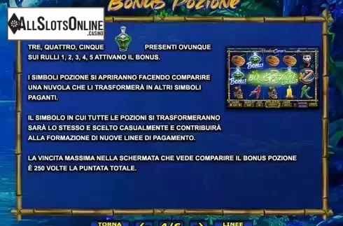 Game Features screen 3
