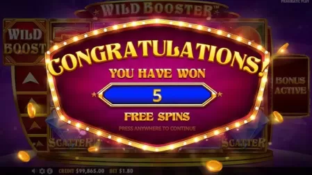 Wild Booster slot screenshot 4