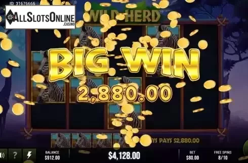 Big Win screen