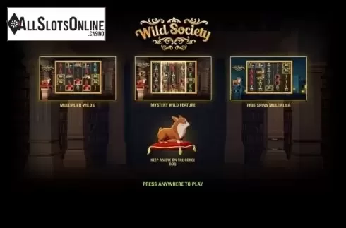 Start Screen. Wild Society from Electric Elephant