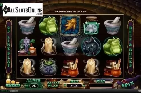 Reel Screen. Witchs Brew (RTG) from RTG