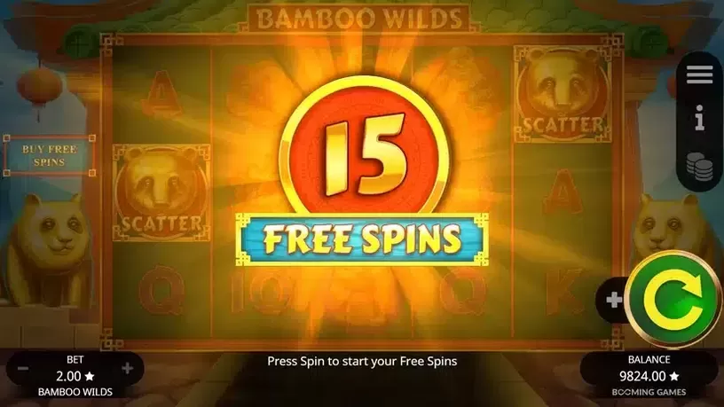 Bamboo Wild slot screenshot 4