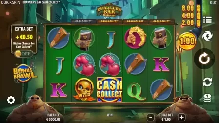 Brawlers Bar Cash Collect slot screenshot 1