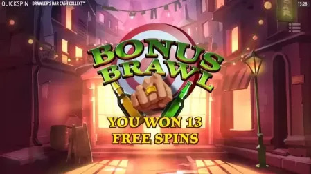 Brawlers Bar Cash Collect slot screenshot 3