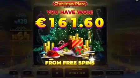 Christmas Plaza DoubleMax slot screenshot 8