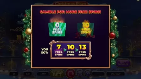 Christmas Plaza DoubleMax slot screenshot 5