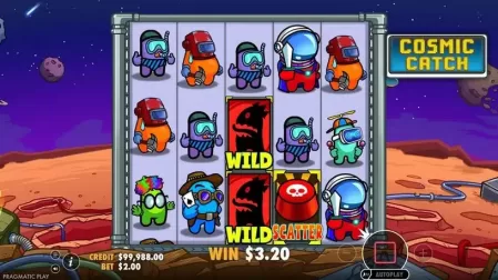 Cosmic Catch slot screenshot 2