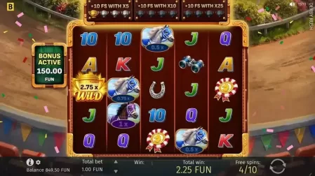 Derby Rush slot screenshot 4