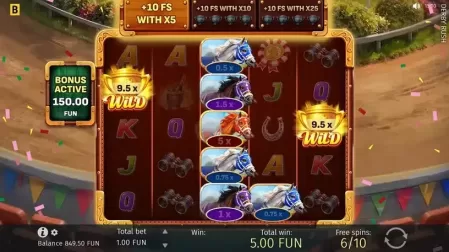 Derby Rush slot screenshot 5