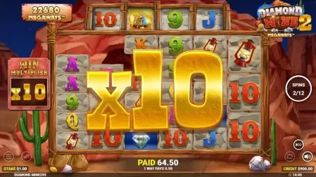 Diamond Mine 2 Megaways slot screenshot 5