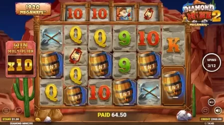 Diamond Mine 2 Megaways slot screenshot 6