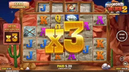 Diamond Mine 2 Megaways slot screenshot 4