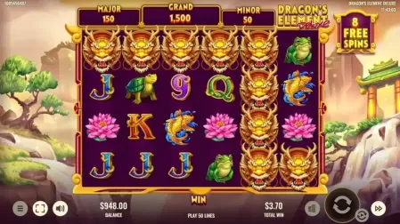 Dragon's Element Deluxe slot screenshot 5