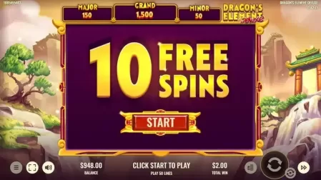 Dragon's Element Deluxe slot screenshot 3