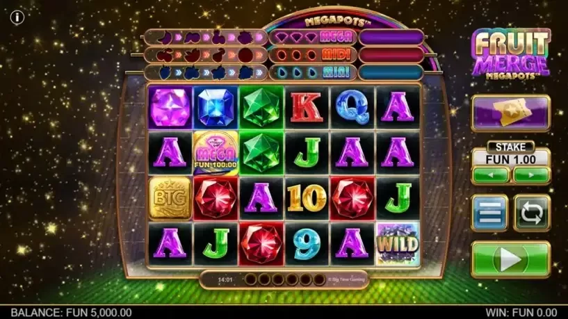 Fruit Merge Megapots slot screenshot 