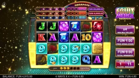 Fruit Merge Megapots slot screenshot 3