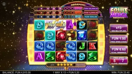 Fruit Merge Megapots slot screenshot 4