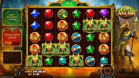 Fury of Anubis slot screenshot 1