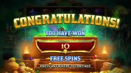 Fury of Anubis slot screenshot 3