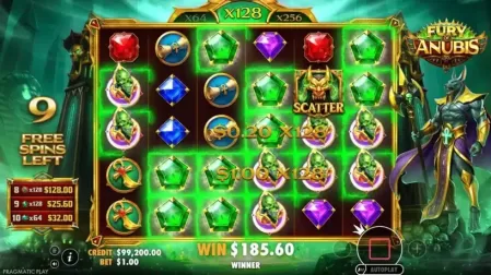 Fury of Anubis slot screenshot 4
