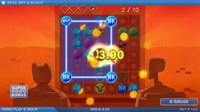 Jeff & Scully slot screenshot 5