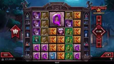 Nightmares VS GigaBlox slot screenshot 1