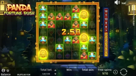 Panda Fortune Rush slot screenshot 3