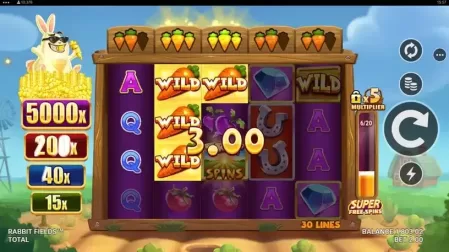 Rabbit Fields slot screenshot 1