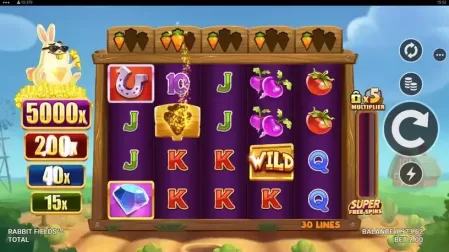 Rabbit Fields slot screenshot 3