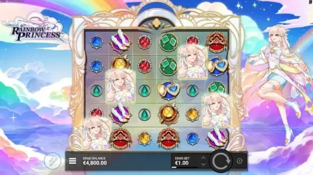 Rainbow Princess slot screenshot 2