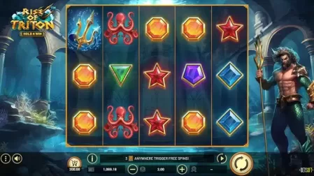 Rise of Triton slot screenshot 1