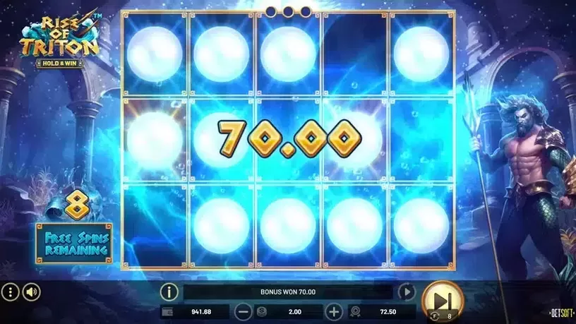Rise of Triton slot screenshot